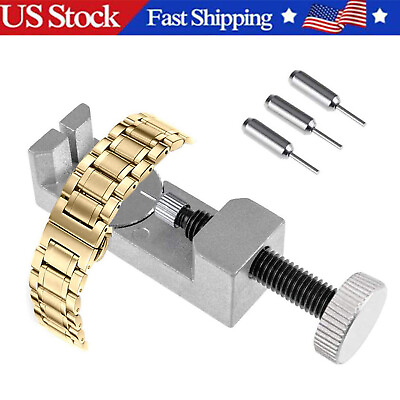 #ad #ad Metal Adjustable Watch Band Strap Bracelet Link Pin Remover Repair Tool Kit US $4.59