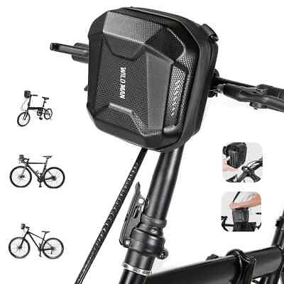 #ad #ad Bike Hard Shell Phone Case Multifunctional Front Bike Bag Trunk Pannier Pack $25.99