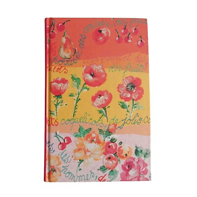 #ad #ad Stephen Lawrence 5x8 Floral Notebook Hardcover Flowers Fruit Bright Stationary $7.15