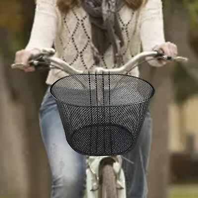 #ad Bike Basket Pet Carrier Biking Bicycle Cargo Rack Basket Hanging Bike Basket $16.53