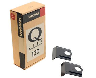 Yakima Q120 Q Tower Clips w R Pads amp; Vinyl Pads #0720 2 clips Q 120 NEW in box $16.99