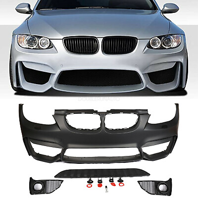#ad Front Bumper Fits for BMW E92 M4 Style W O PDC W O fog lights 2006 2009 $474.04