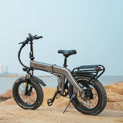 #ad Folding Electric Bike 750W Full Suspension Fat Tire E Bicycle for Adult $959.00