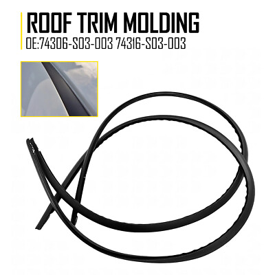 #ad #ad NEW For Roof Honda Side Molding Right Side Civic EK2 EK3 EK4 EK9 96 00 3D 3Door $39.99