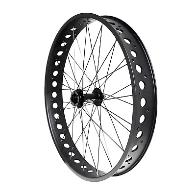 #ad 26x4 Front Wheel Set for Fat Tire Ebike and Bike Inc Rim Spokes and Wheel Hub $267.00