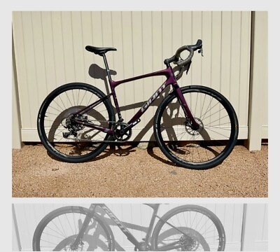 #ad 2019 Giant Revolt Advanced 1 Gravel Bike Size Medium Plum $1270.00