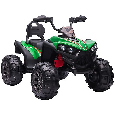 #ad ZEOPHOL 12V Kids Ride On Electric ATV Off Road Quad Car Kids Toy 2 Speeds Green $223.99