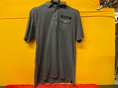#ad 🔥Harley Men’s Twill Tape Polo Shirt Large OEM🔥 $19.95