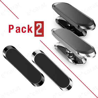 2 Pack Magnetic Phone Holder Car Dashboard Mount Stand For Samsung Galaxy iPhone $8.99