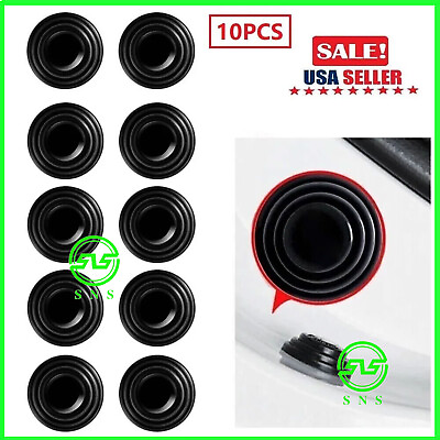 #ad #ad 10Pc Car Door Anti Shock Silicone Pad SHOCK Absorbing Gasket Reduce Noise Rattle $4.69