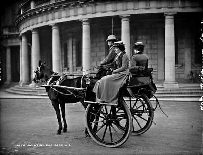 Irish Life: Irish Jaunting Car Ireland c1900 OLD PHOTO AU $9.00