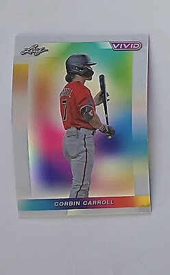 #ad #ad Corbin Carroll 2023 Leaf Vivid Baseball 5 6 #10 Arizona Diamondbacks $17.99