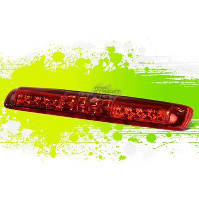 #ad FOR 99 07 SILVERADO SIERRA RED CENTER ROOF 3RD BRAKE STOPCARGO LED LIGHT LAMP $23.00