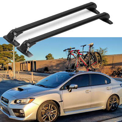 Car Roof Rack Cross Bar 43.3quot; Luggage Carrier Aluminum For Subaru WRX STI 2015 $137.99