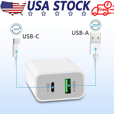 For iPhone 14 13 12 11 XR 8 20W Fast Charger Block USB Type C Wall Power Adapter $5.98