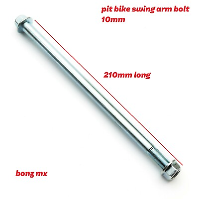 Pit Bike Swing Arm Bolt 50cc 110cc 125cc 140cc 210mm long GBP 9.99