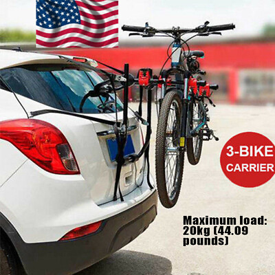 3 Bicycle Carrier Bike Rack For Car Hitch Mount Sedan Hatchback Minivan SUV Rack $30.40