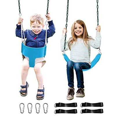 Toddler Swing for Outside and Tree Swing seat for Kids 2 Sets，Baby Swing Outd... $62.01