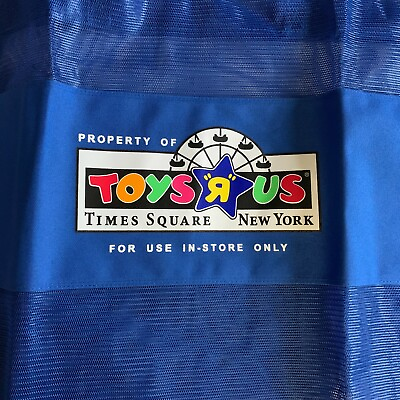 #ad #ad Toys R Us Times Square Inside Store Shopping Bag New Geoffrey blue $24.99
