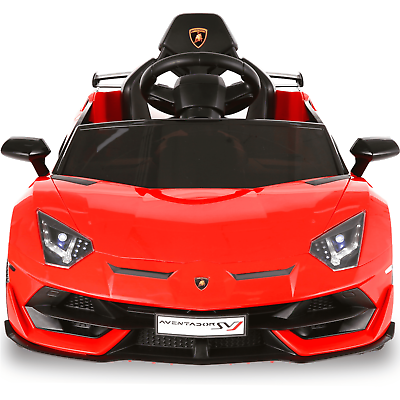 #ad Ride on Car for Kids 35W*2 Electric Battery Powered Sports Car Lamborghini Red $135.99