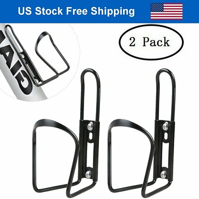 2x Alloy Mountain Road Bike Water Bottle Holder Cycle Bicycle Water Bottle cage $10.36