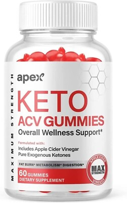 Apex Keto ACV Gummies Apex Keto 60 Gummies One Month Supply $23.99