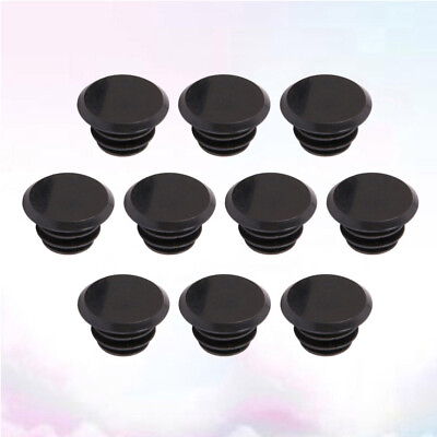 #ad Black Plastic PVC Bike Bar End Plugs for Mountain Bicycles Pack of 10 $7.59