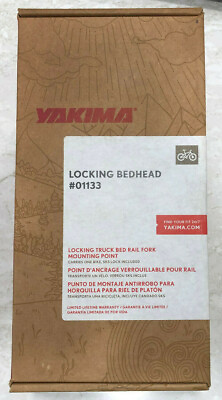 Yakima Locking Bedhead #01133 Locking Truck Bed Rail Fork Mounting Point $24.95
