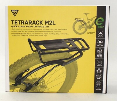 Topeak TetraRack M2L Mountain Bike Rear Rack Black TA2410M2 $114.88