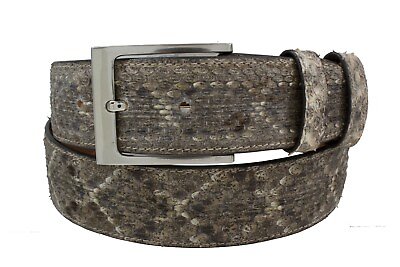 #ad Handmade Natural Texas Diamond Back Rattle Snake Leather Belt Made in U.S.A $230.00