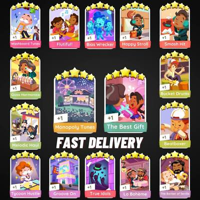 #ad #ad 5 4 Star Stickers for Monopoly Go Read Description FAST Delivery $3.80