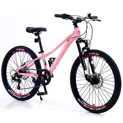 Mountain Bike for Girls and Boys Mountain 24 inch shimano 7 Speed bike $240.59