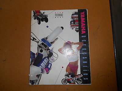 #ad 1990 Yamaha Accessories Catalog $19.99