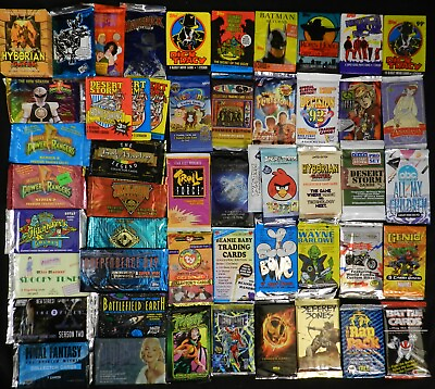#ad #ad 20 Vintage Non Sports Trading Card Packs Sealed with NO Duplicates $11.99