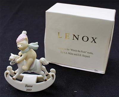 New in Box 2003 LENOX DISNEY WINNIE POOH REESE 4 1 2quot; Figurine $45.99
