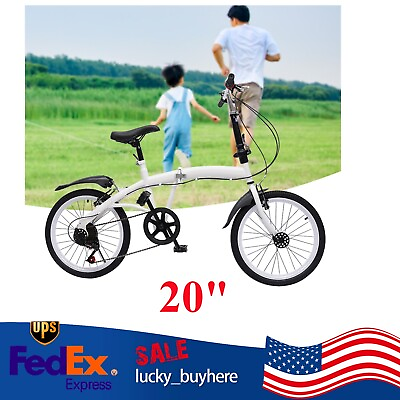 #ad For Adult Folding Bike For Adults 20quot; 6 Speed Bicycle Bike Folding Bikes $194.26