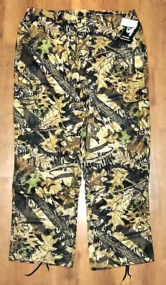 #ad Mossy Oak NWT Men#x27;s Forest Floor Camouflage Pants Camo Classics Cargo X Large $22.00