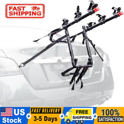 #ad 3 Bicycle Bike Trunk Mounted Bike Rack Carrier Car for Multiple Vehicle Types US $67.72
