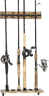 #ad Camo Modular Vertical Wall Rack for Fishing Rod Storage Holds up to 6 Fishing R $26.07