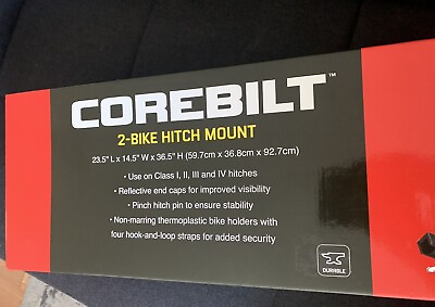 Corebilt 2 Bike hitch Mount Bike Rack $70.00