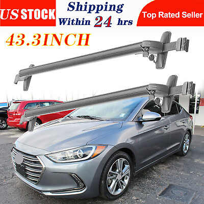 For Hyundai Elantra 4 DR 1992 2019 Car Roof Rack Cross Bar 43.3quot; Luggage Carrier $67.99