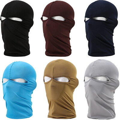 #ad Windproof Full Face Mask Sports Motorcycle Cycling Sunscreen Face Cover for Men $1.99