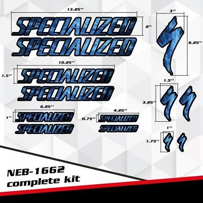 NEW Frame Decal Stickers complete Set For Specialized Bike Stumpjumper NEB 1662 $24.99