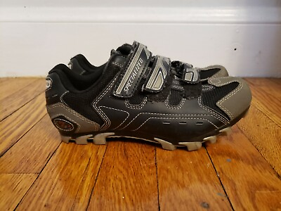 Specialized Mountain Bike Shoes Size 38 US 6 Black Gray $34.99