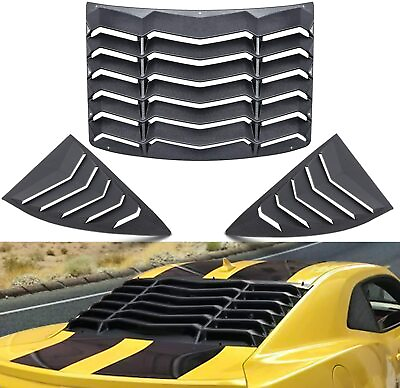 Rear and Side Window Louvers SunShade Cover for Chevy Chevrolet Camaro 2010 2015 $121.50