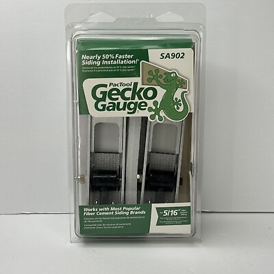 #ad PacTool SA902 Gecko Gauge Siding Mountain Kit For 5 16 Inch Fiber Cement Siding $49.99