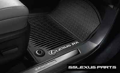 Lexus RX350 RX450H 2016 2022 OEM Genuine ALL WEATHER FLOOR MATS 4pc Black $84.00
