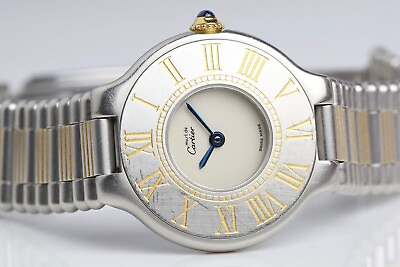 #ad Cartier Must de Cartier 21 Quartz Ladies Watch White Dial 1340 GBP 825.00