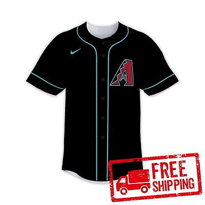 #ad #ad personalized Custom Arizona Diamondbacks Jersey MLB Baseball Jersey Fan Gift $28.50