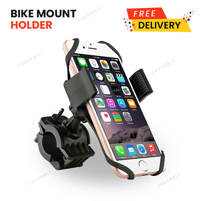 Bicycle MTB Bike Handlebar Silicone Mount Holder for Cell Phone GPS $6.57